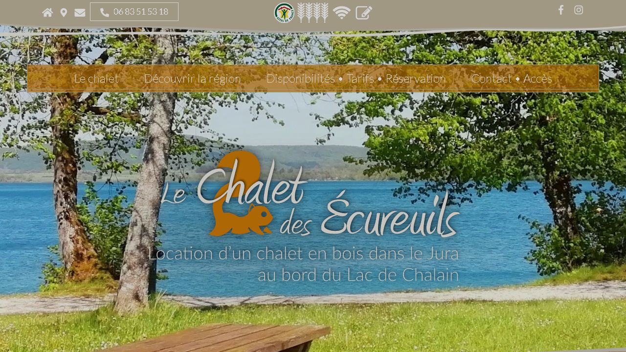 Capture d'écran de http://location-chalets-jura.com/